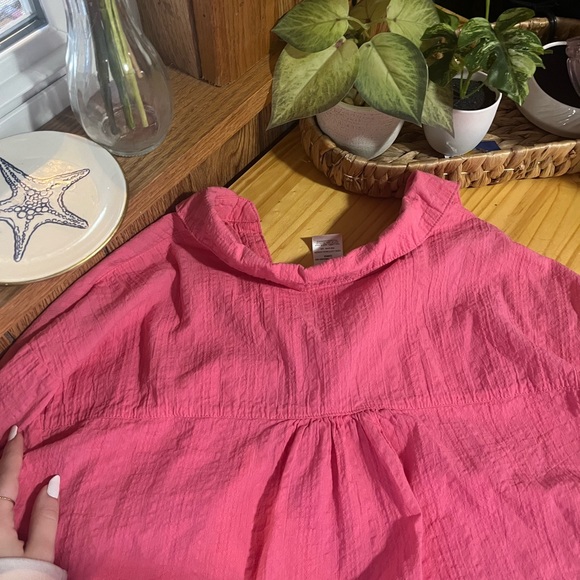 pink button up - Picture 3 of 4